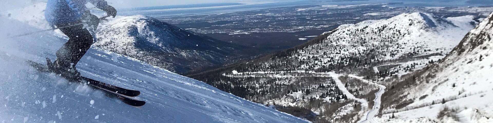 Fun little ski hill near anchorage Alaska
#adventure