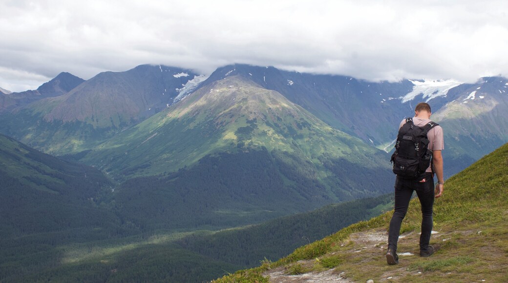 Feat. My wonderful boyfriend hiking Alyeska Ski Resort in Alaska #AdventurePhotoContest #Adventure #WhatsHot