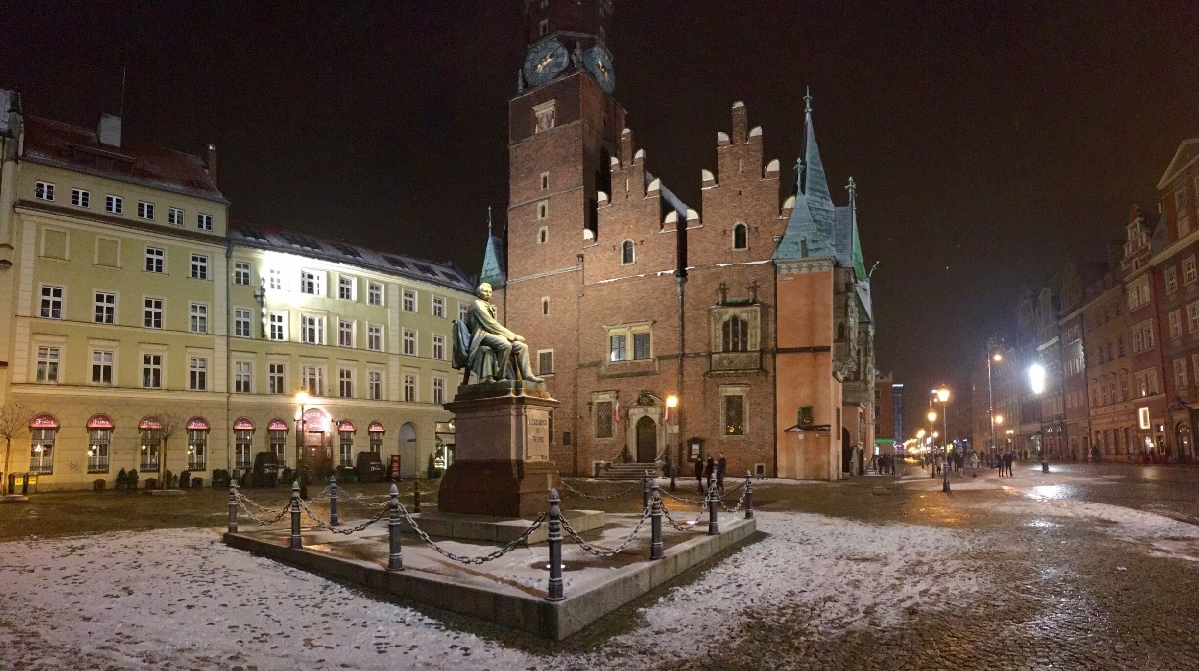 A view of the Wraclaw centre.

Poland