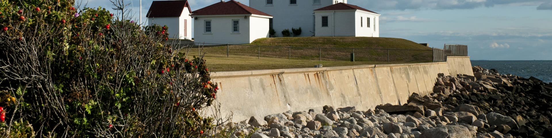 Watch Hill Lighthouse is the site of Rhode Island's worst maritime disaster where the Larchmont collided with the Harry P Knowlton during a winter storm, killing 143 people
