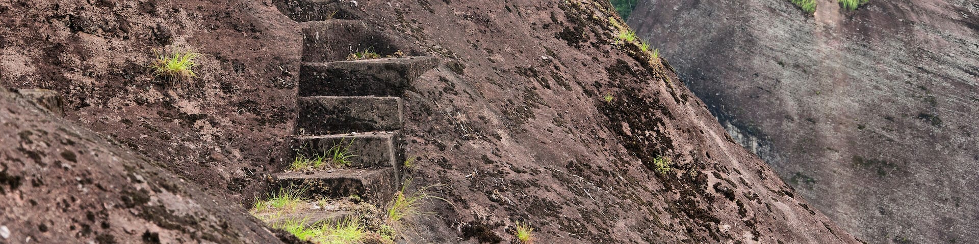 steps leading up a rock