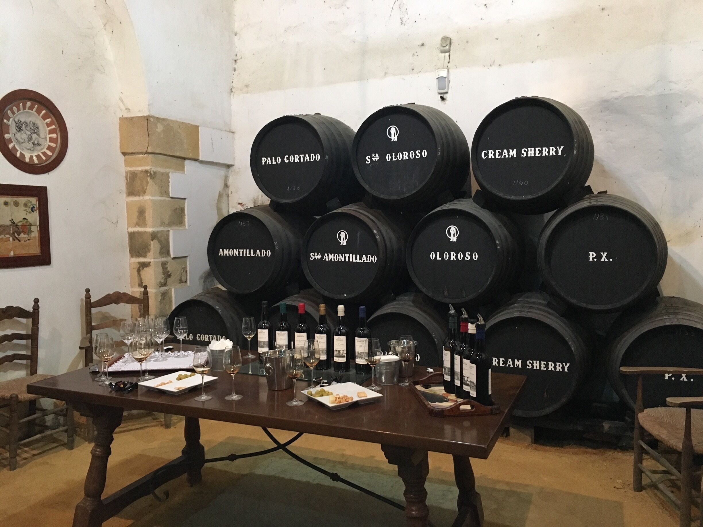 Sherry tasting time!!