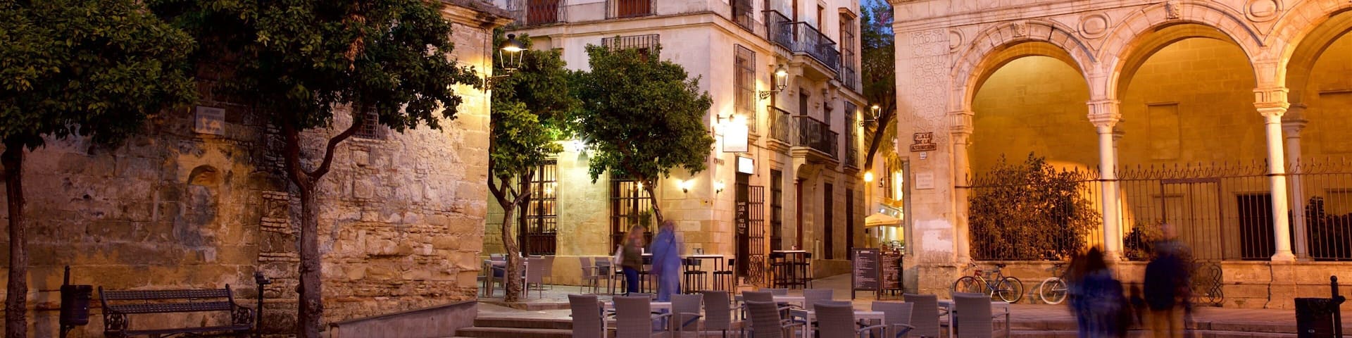 Jerez de la Frontera das einen Kleinstadt oder Dorf und Platz oder Plaza