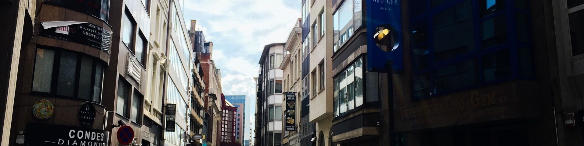 The diamond trade street in Antwerp