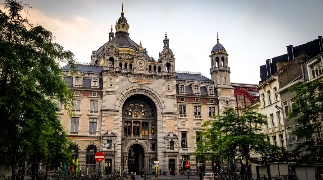 Antwerpen central train station.