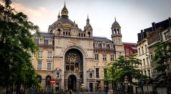 Antwerpen central train station.