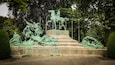 Huge monument near entrance to the park behind.
Great place to cool down underneath giant trees.
#sculpture #monument
#park