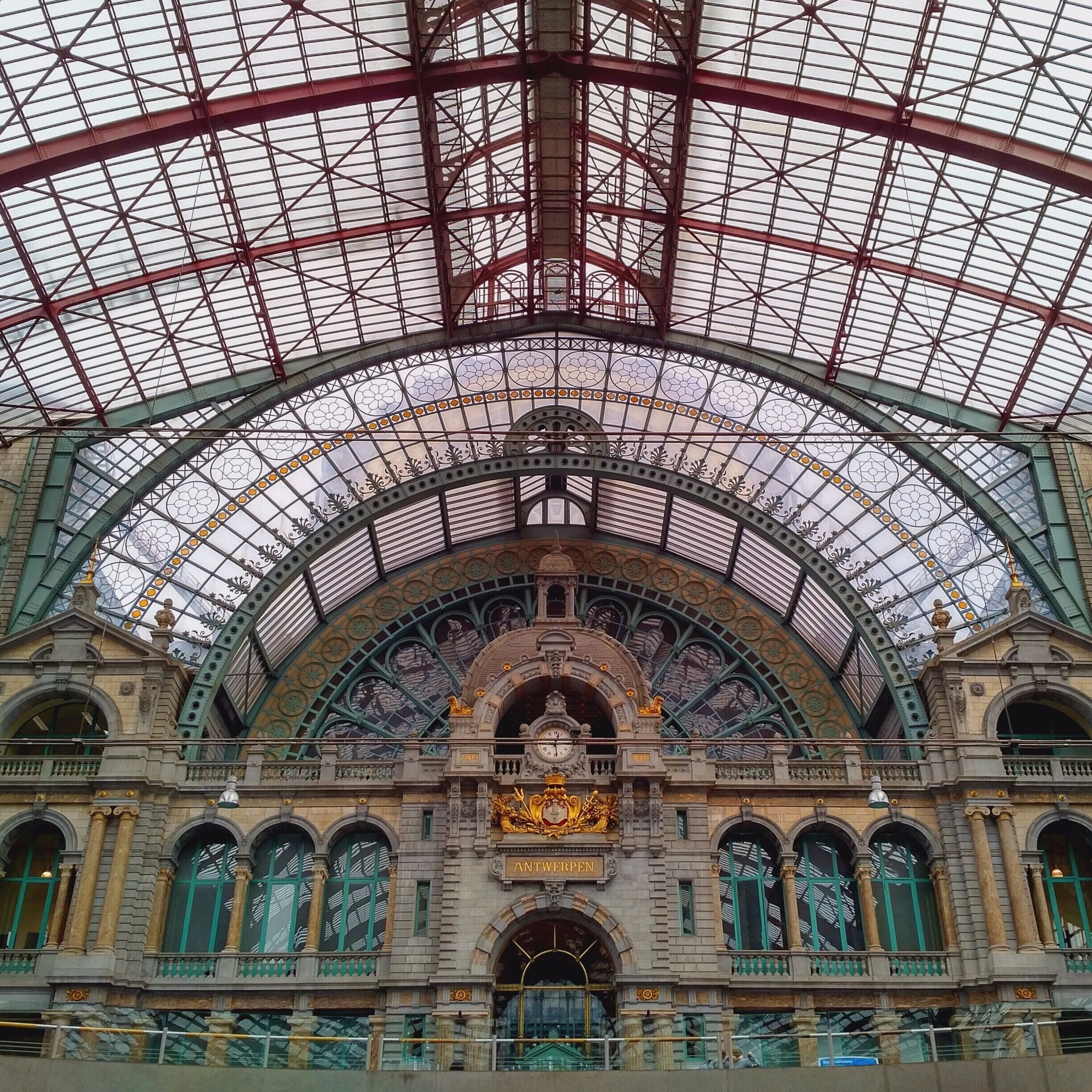 The central train station in Antwerp, Belgium is one of the most beautiful ones I've ever seen! 