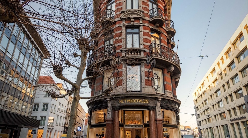 My hometown, Antwerp, has treated it's history rather poorly. A huge number of beautiful buildings have vanished. Some remain luckely. This one is, for me, an iconic building and great to try out a different composition. Let's not busy ourselves with getting the lines perfectly straight. Let's accentuate what we like