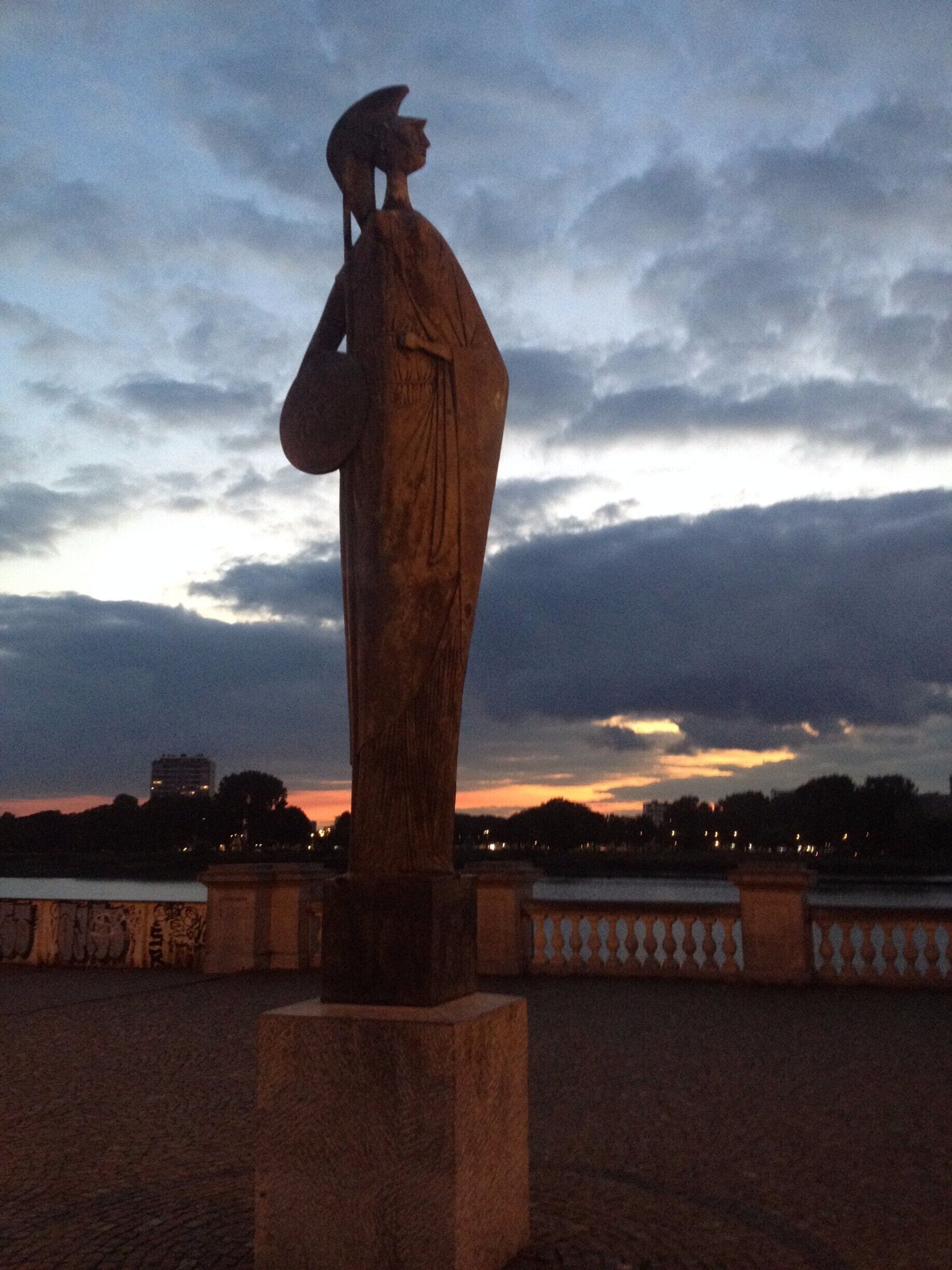 Nice walk along the port of Antwerp just before sunset.