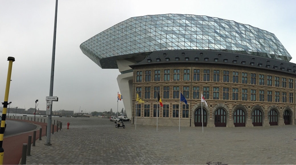 Cool port house building designed by Zaha Hadid