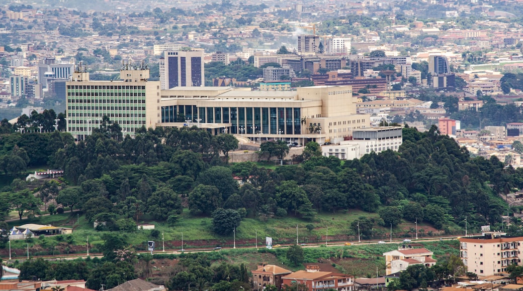 aerial view of the Yaounde Convention Centre in Cameroon