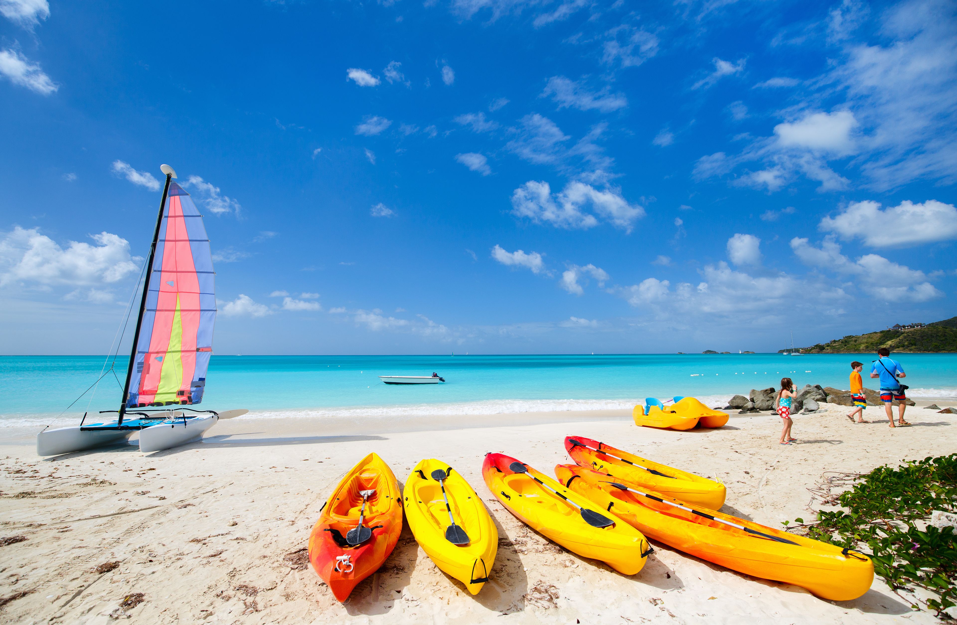 Beautiful tropical beach at exotic island