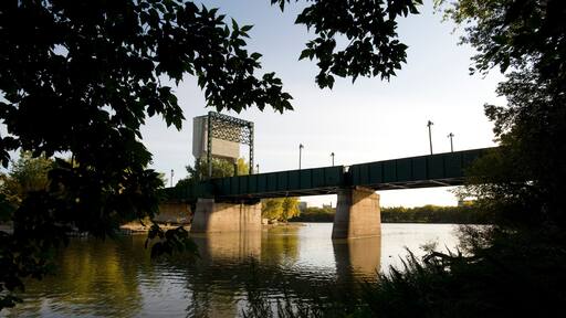 Bridge Over Assiniboine River, Manitoba, Canada