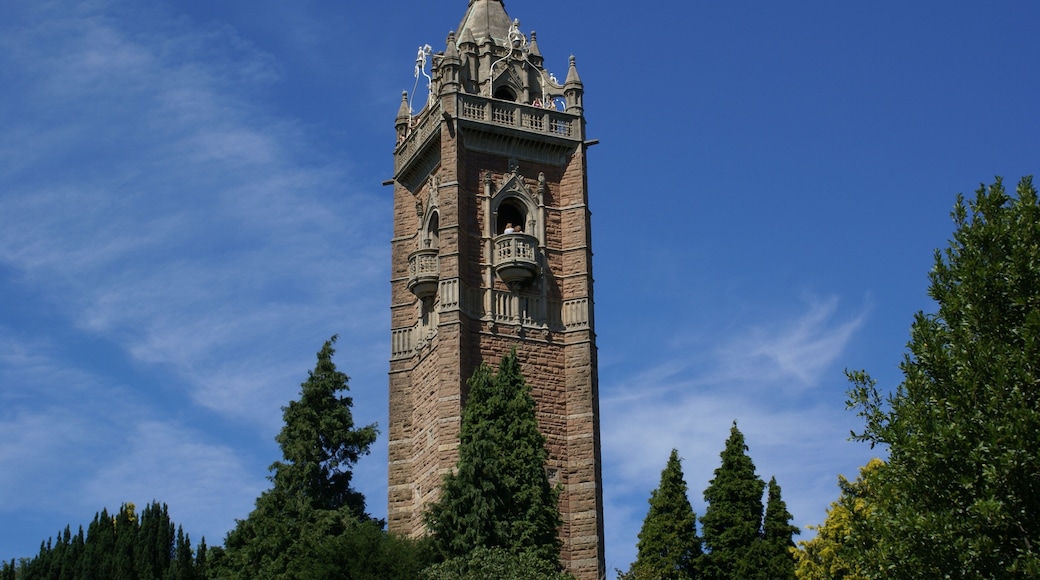 BRISTOL, ENGLAND, UNITED KINGDOM - Apr 10, 2014: Cabot Tower, Brandon Hill, Bristol. April 10, 2014.