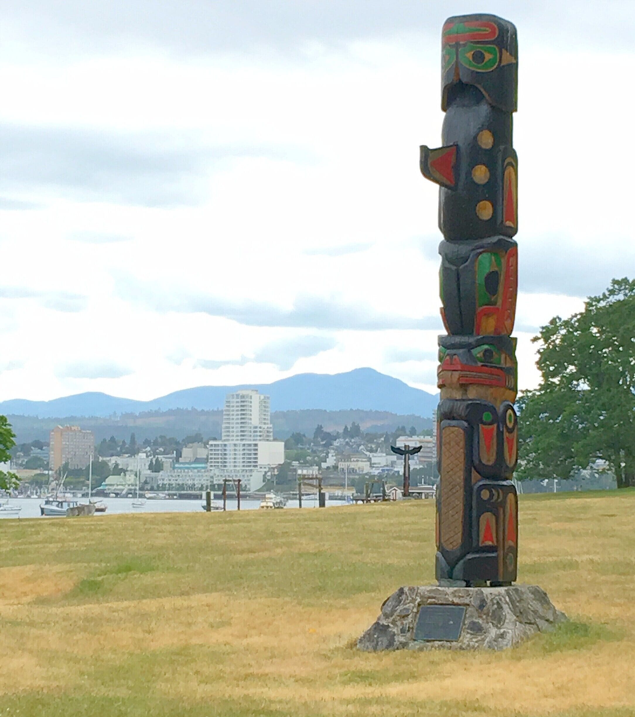 A beautiful view towards the Nanaimo Harbour from Newcastle Island. Newcastle Island Park is a great place to hike, camp, explore, beachcomb, and kayak. #LoveMyTown