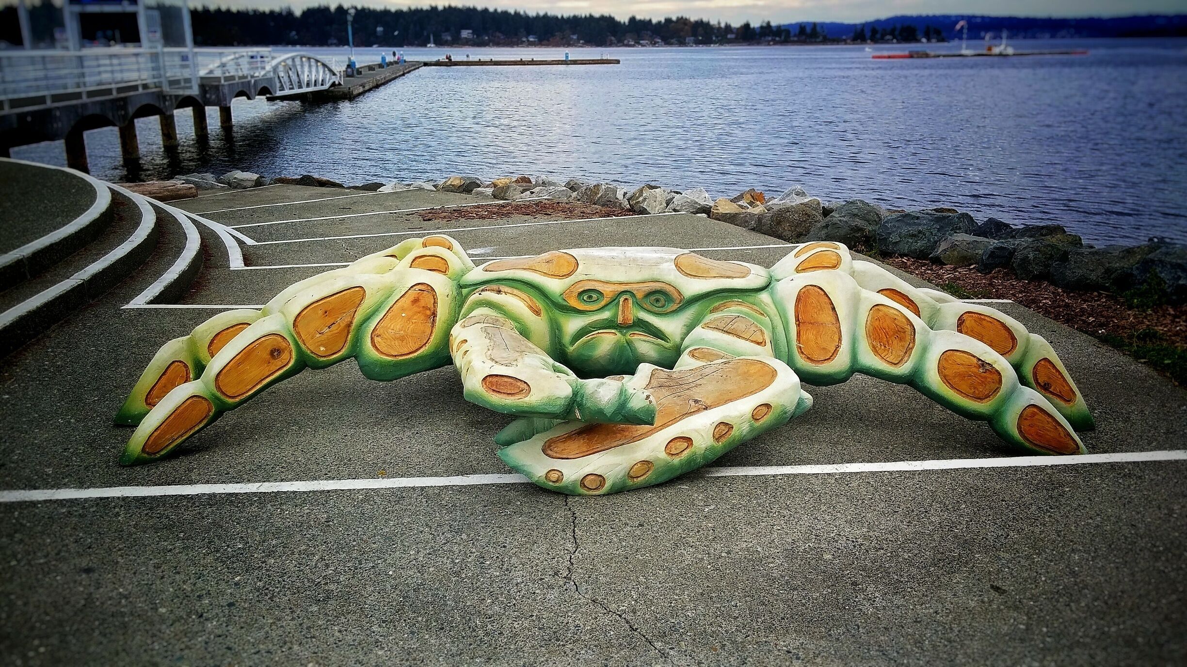 There are a lot of statues and art that can be found along the shores of Nanaimo.