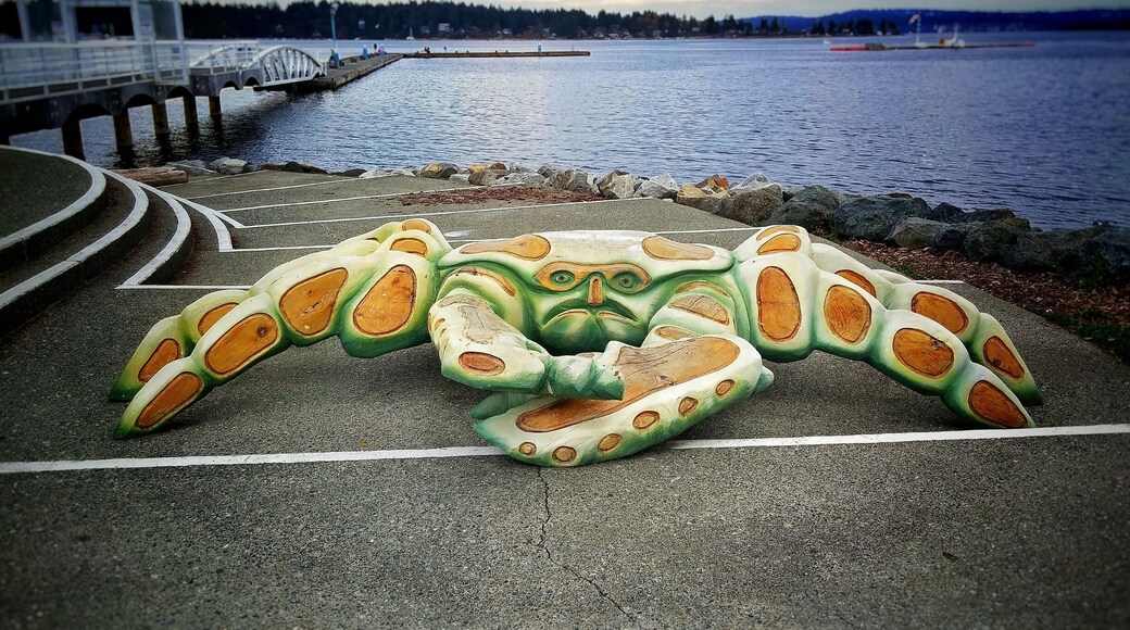 There are a lot of statues and art that can be found along the shores of Nanaimo.
