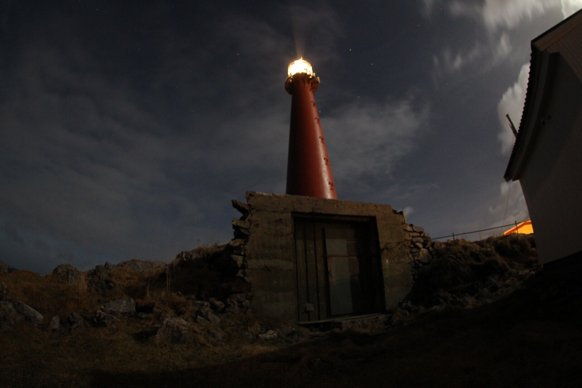 Interesting angle on the lighthouse on the way down to the water, need a tripod though!