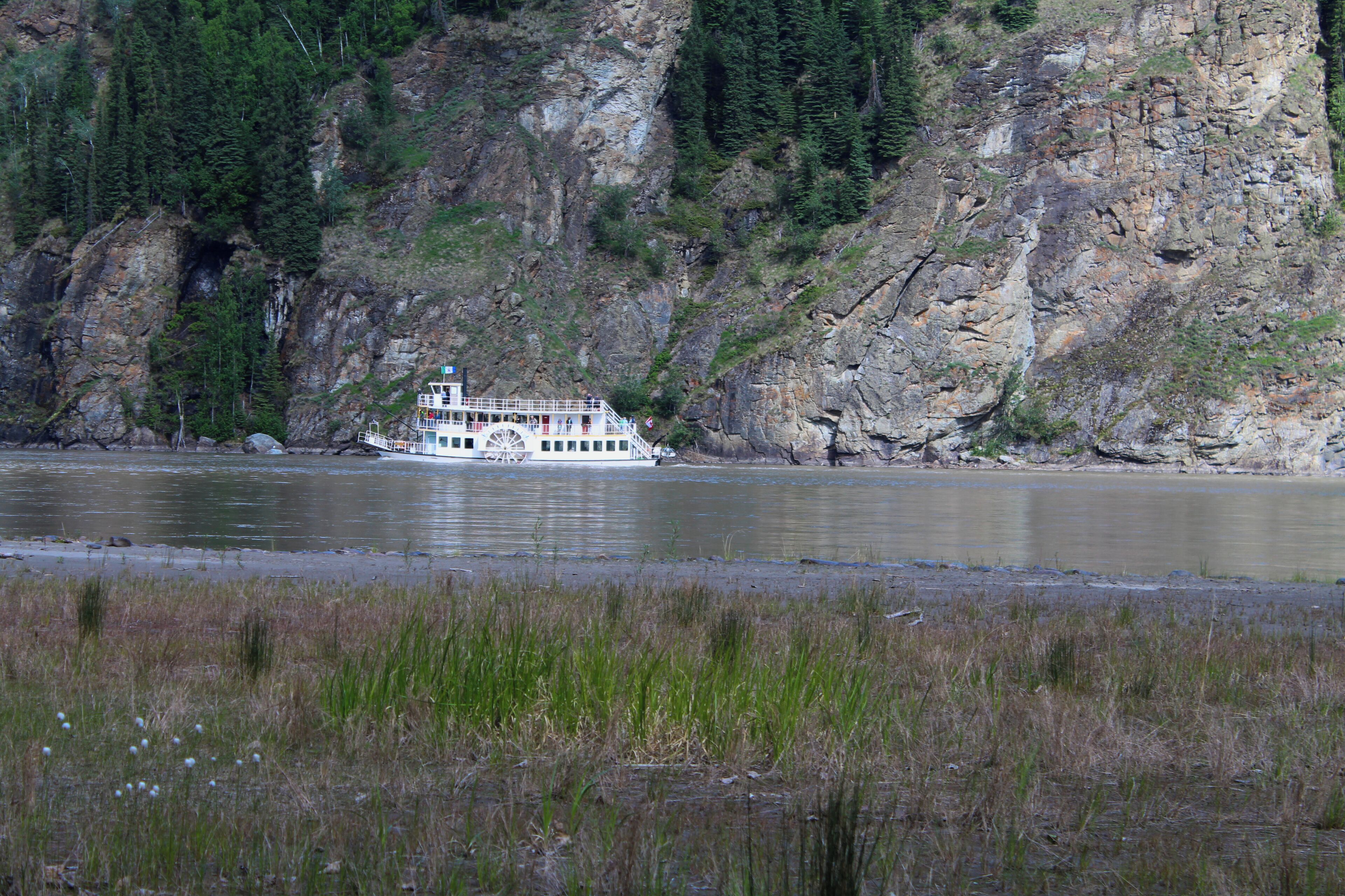 Paddle boat on the Yukon River
