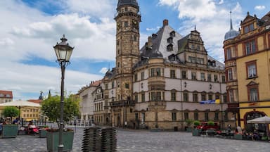 This is a photograph of an architectural monument. It is on the list of cultural monuments of Altenburg