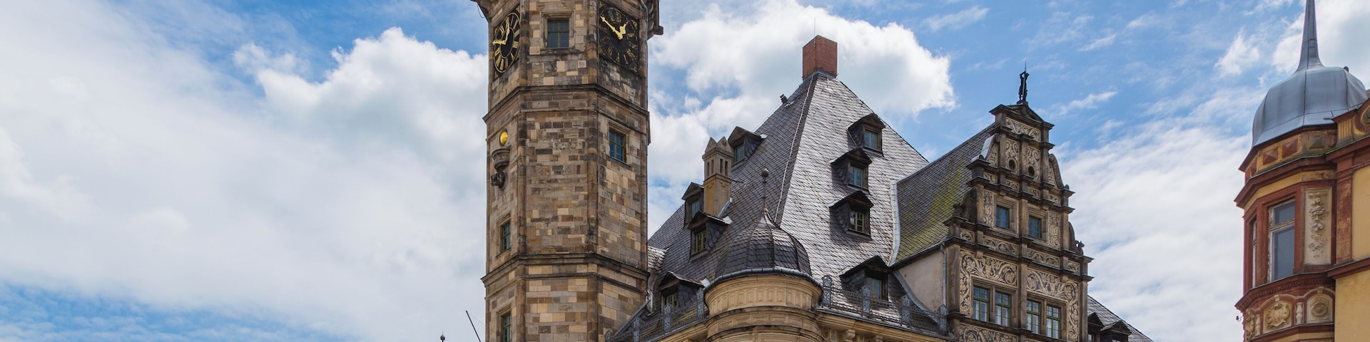 This is a photograph of an architectural monument. It is on the list of cultural monuments of Altenburg