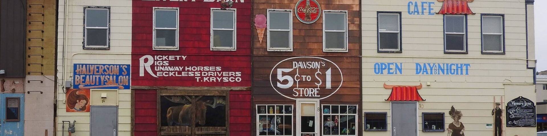 Many of the buildings in downtown Dawson Creek are part of a large mural project that took place over several years beginning in 2000. The mission of the project is city beatification and to offer a positive experience for visitors to the community. Murals can be found in back alleys downtown and on the sides of some prominent buildings.
#Mural #OnTheRoad