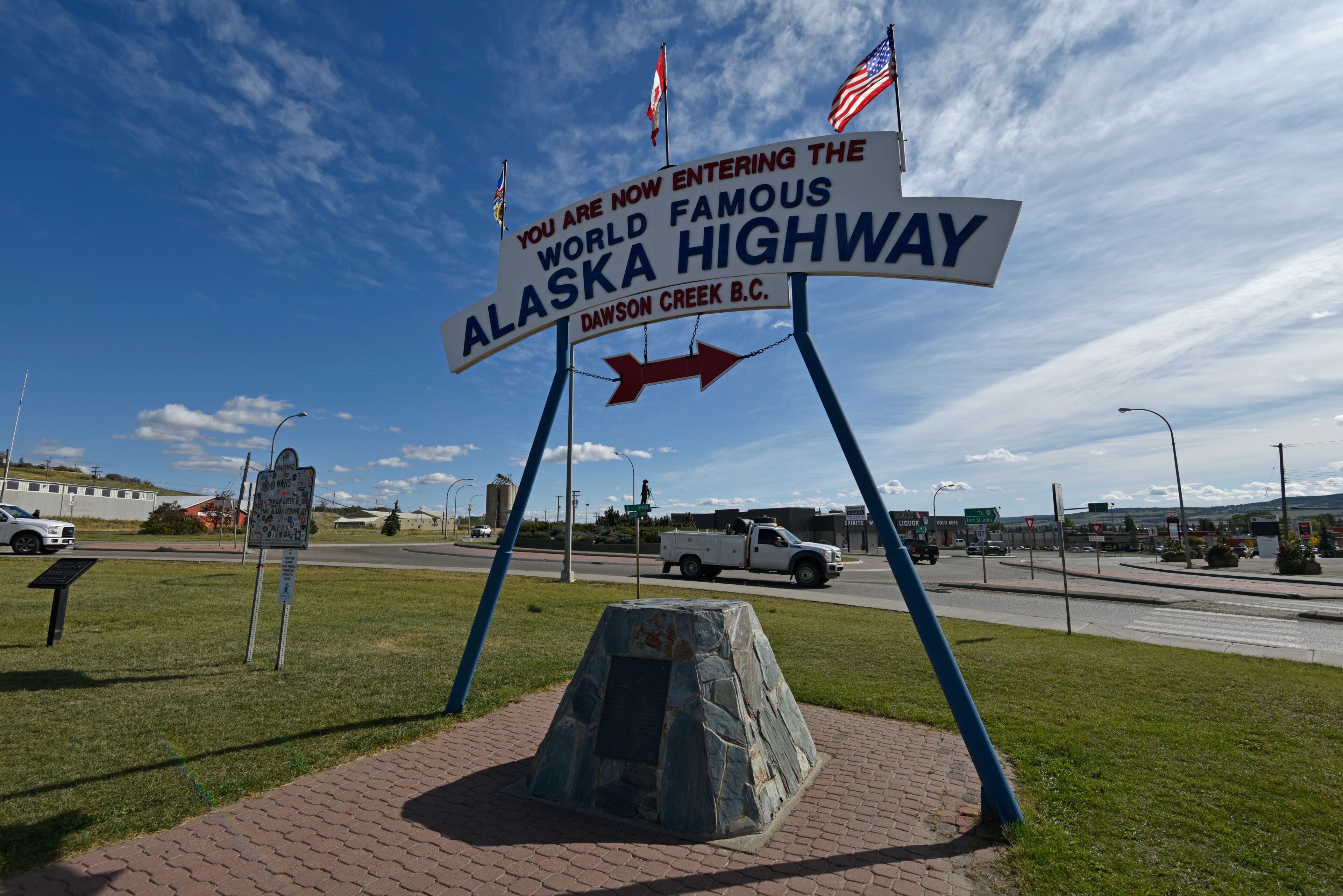 Dawson Creek, Alcan, Alaska Highway, British Columbia, Canada