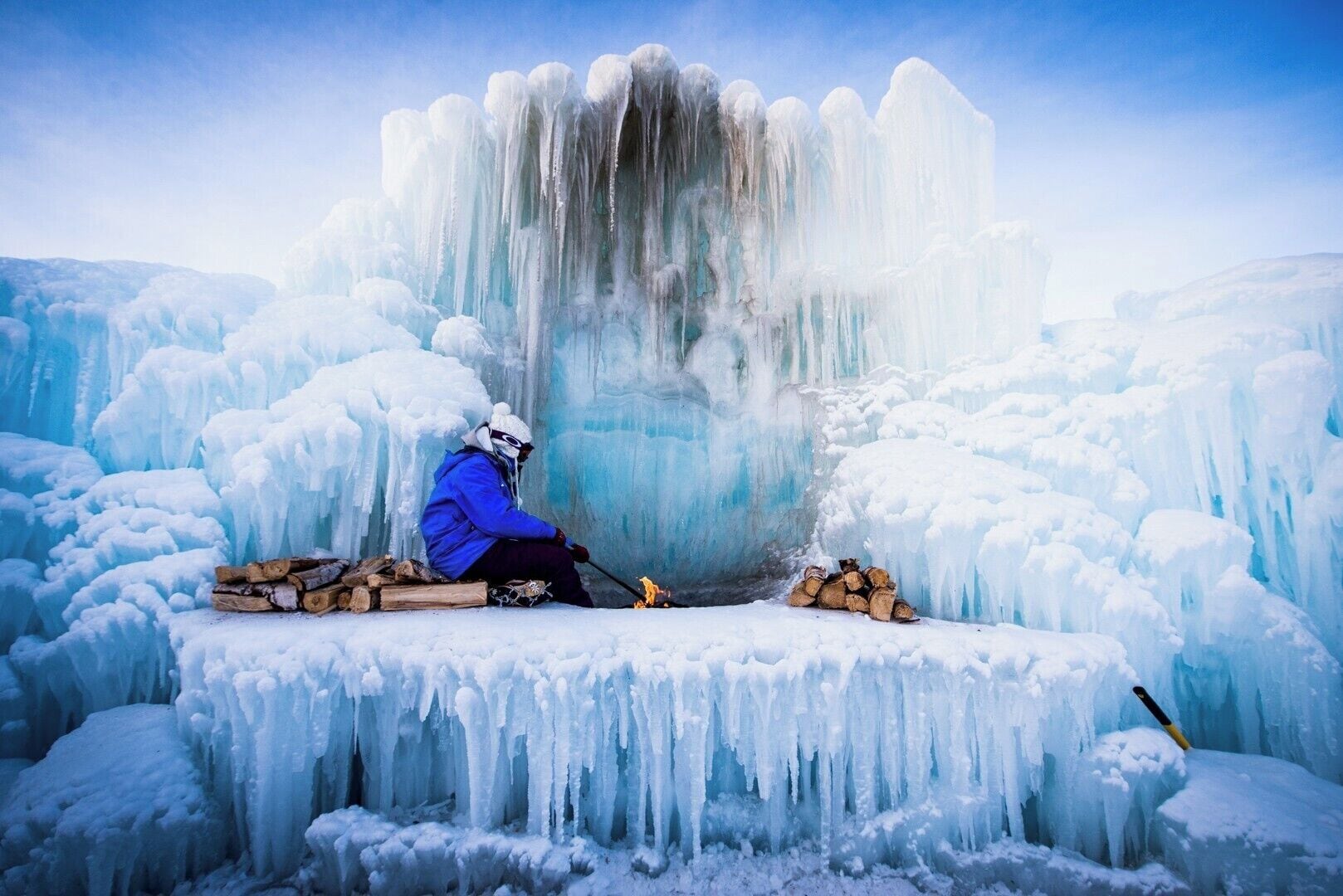 Ice castle exploration. This photo marks my beginning of love for adventure & travel photography and desire to shoot professionally.

Crete with you, Brendan = priceless. I've longed for a mentor to help take my passion and go professional, and your advice would be invaluable! Also - award-winning, spontaneous, and Albertan! :)

#BvSCrete
#BVSBlue