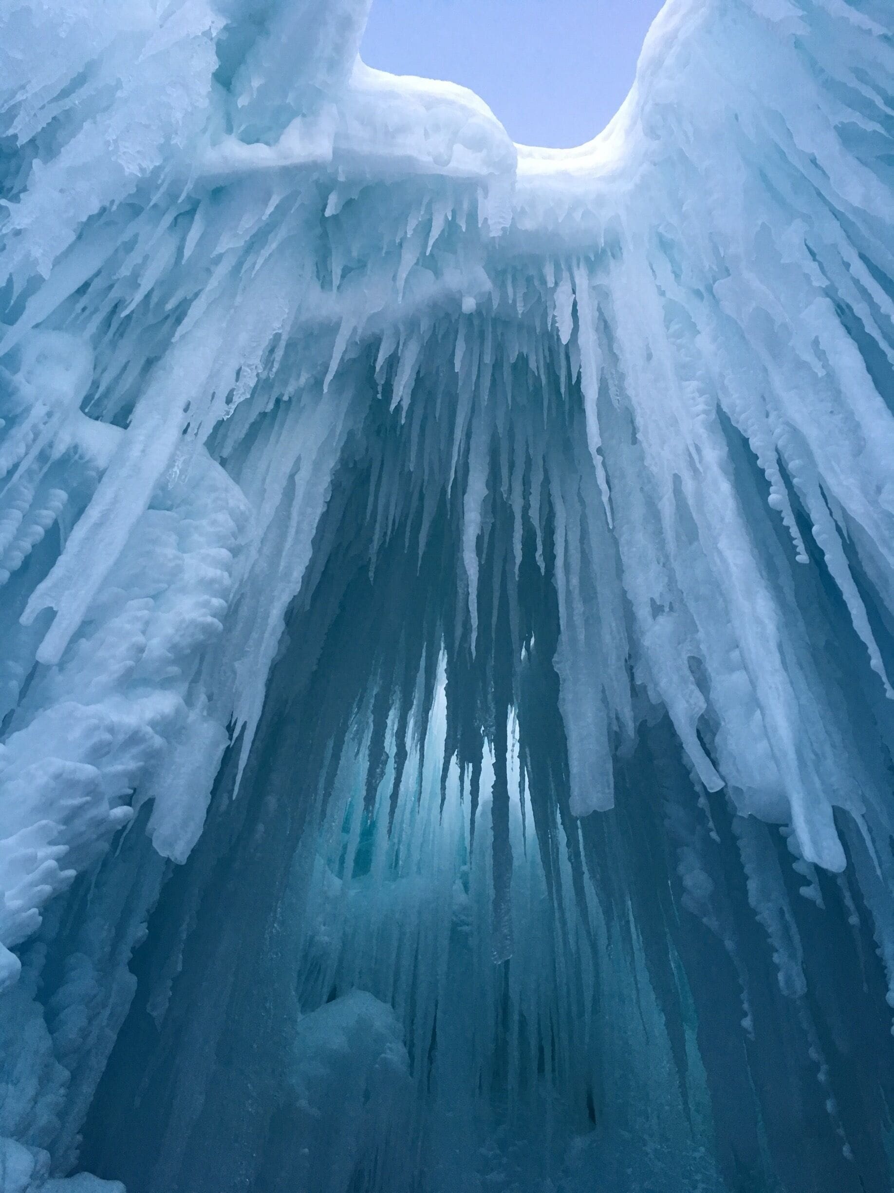 Edmonton Ice Castle!  Unique sculptures to walk in, around and over!  Open a couple months I believe in the winter!