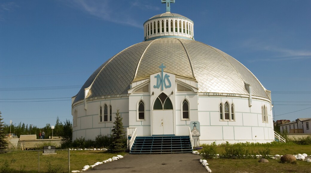Famous Igloo church in Inuvik in Northwest Territories