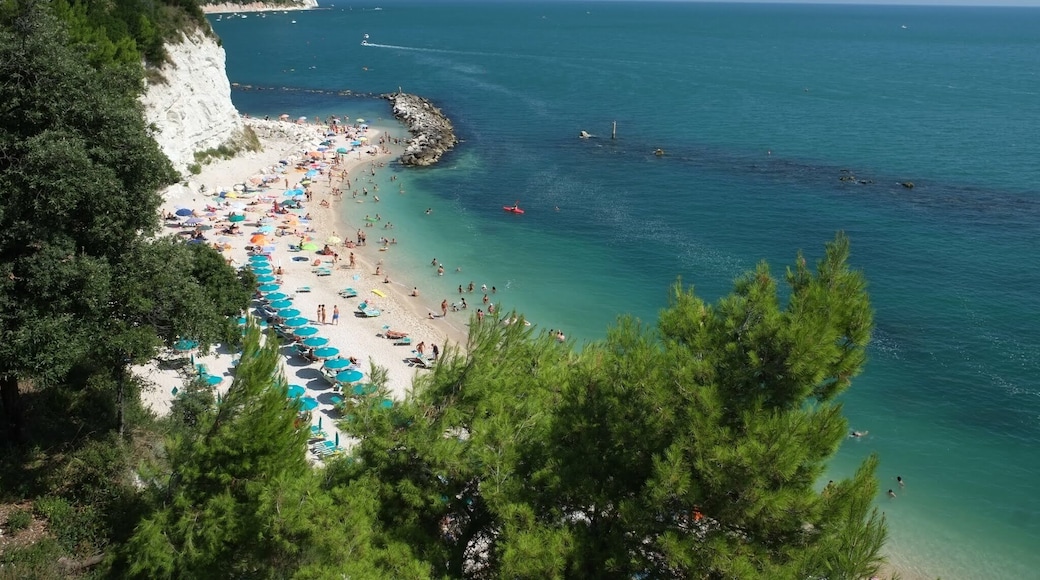 Monte Conero, a paradise in the south of Ancona, is truly unique. Here you'll find rock caves and white limestone cliffs totally unlike any other of the Adriatic
