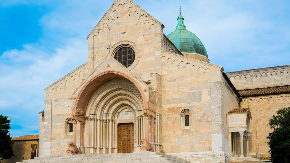 Saint cyriacus cathedral in Ancona, Italy