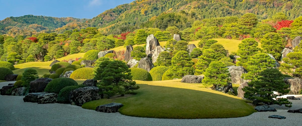 Japanischen Garten in Sakaiminato, Japan
