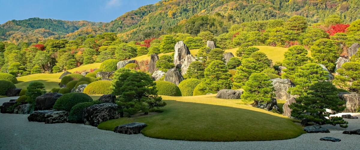 Japanischen Garten in Sakaiminato, Japan