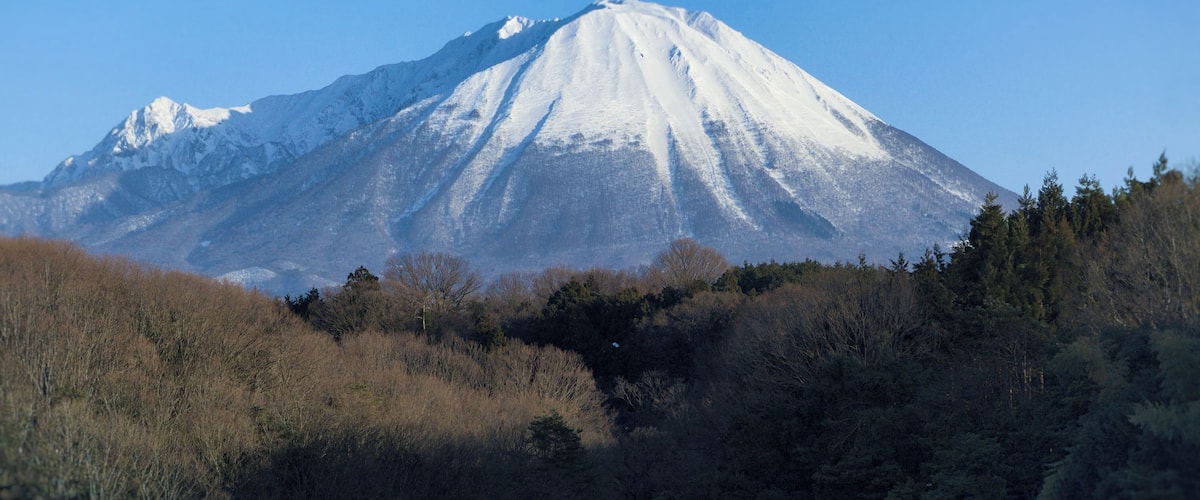 The NW side of Daisen volcano.