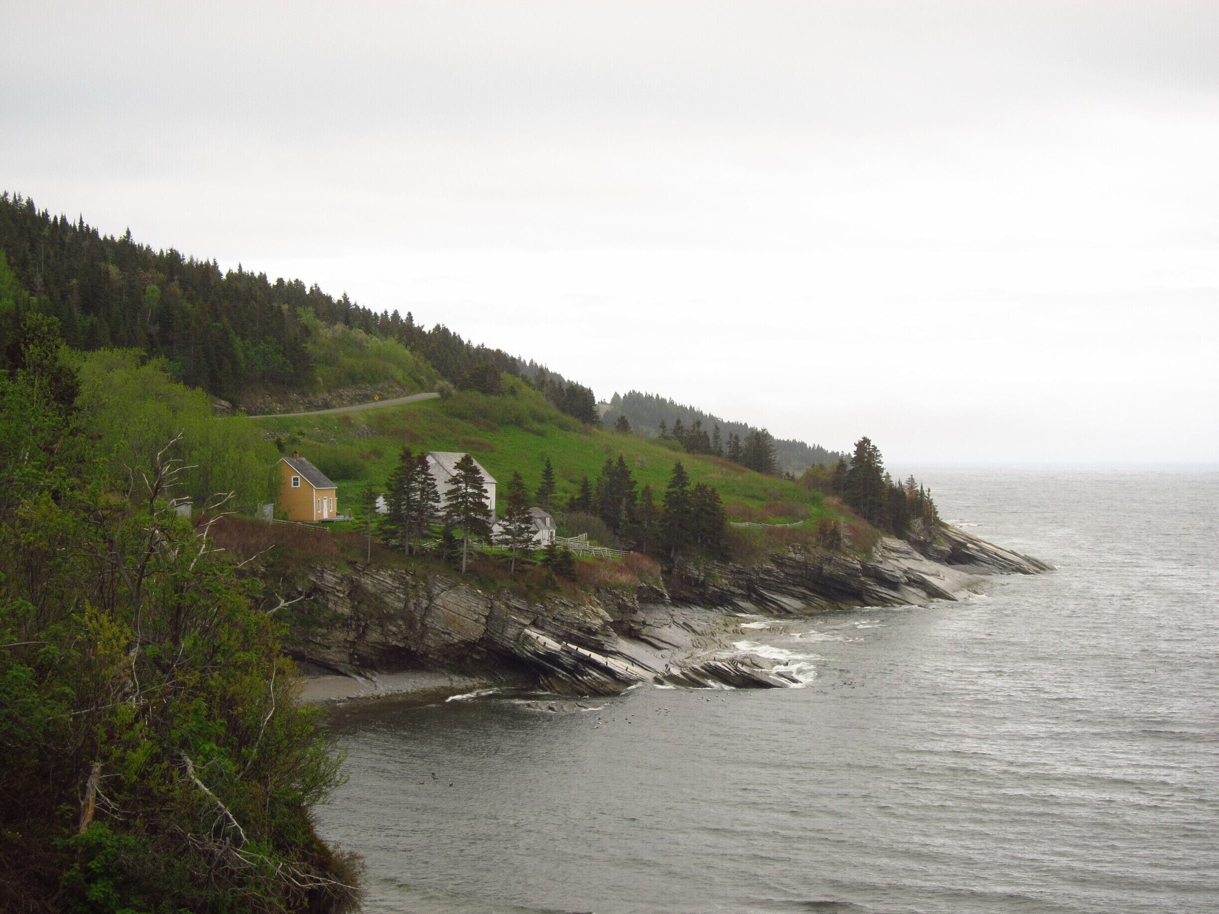 Forillon National park is great for an adventurous hike on bear and elk territory. Beside reaching the land's end of Cape Gaspé, one can also hike along the coast and enjoy these lost and emptied houses of an former fishing town. #TakeAHike