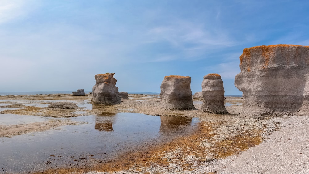 Monoliths from the Archipelago of Mingan, Quebec, Canada