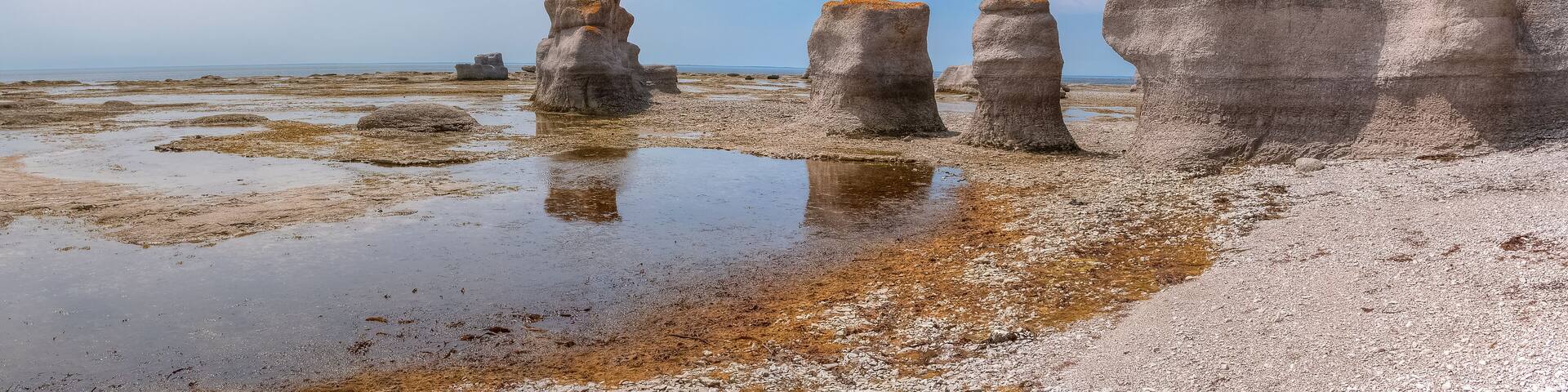 Monoliths from the Archipelago of Mingan, Quebec, Canada
