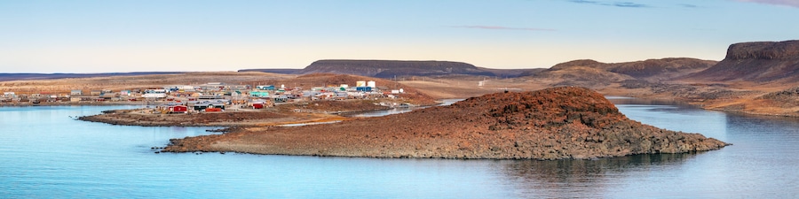 The Coast line of Ulukhaktok - Holman, Canada.