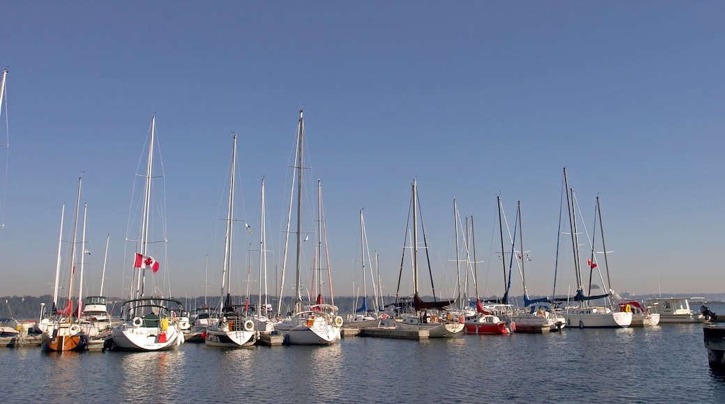 Hamilton showing boating, sailing and general coastal views