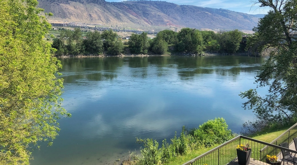 The view from my hotel in Kamloops. The view was great, the hotel was ok.