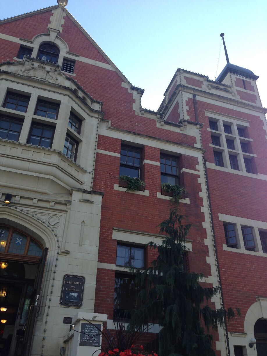 View of the Old Court house from outside. Free to enter and explore.