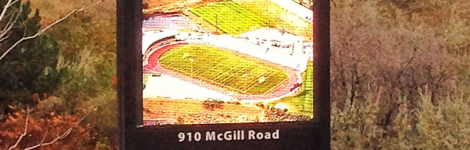 Checked this place out today and wow talk about impressive! I was looking for a place to swim today and this place stood out. To my surprize  was just how gigantic it was!!!
This place not only has an Olympic sized swimming pool but it also has a waterslide, several diving boards, a super hot steam room, 2 gyms, indoor and outdoor track, huge gymnastics room, 3 basket ball courts and more. 
If your ever in Kamloops I strongly recommend you check this out. They have day passes, monthly passes, and yearly plans.
Now if it wasn't so hard to get to lol! I am living downtown and had to climb up a huge hill/mountain to get here as its way way way up top. 
I was so sweaty and exhausted from trying to walk there that the pool never felt so good. Ahhhhh!