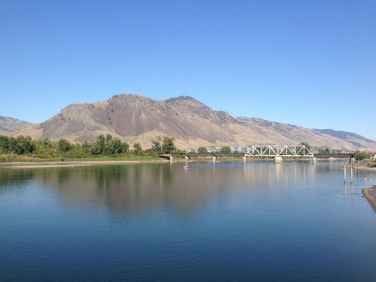 View from the pier. I recommend checking it out for a great view of the lake.