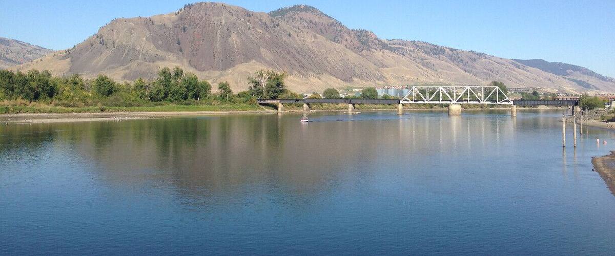 View from the pier. I recommend checking it out for a great view of the lake.