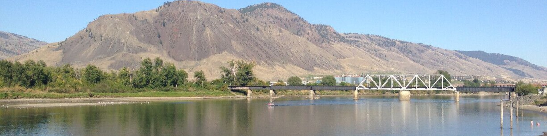 View from the pier. I recommend checking it out for a great view of the lake.