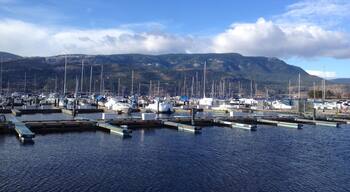 I was shocked to still see boats on the marina. Such a nice surprise. I love boats! The Yacht Club was equally as huge. Something tells me this is a pretty jiving place in the summer.