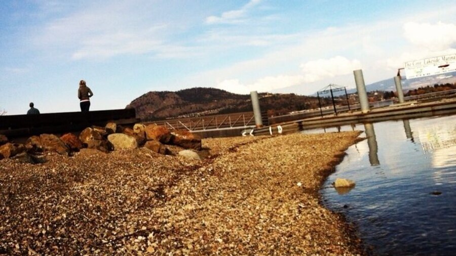A little walk around the lake. #westkelowna #lakeside