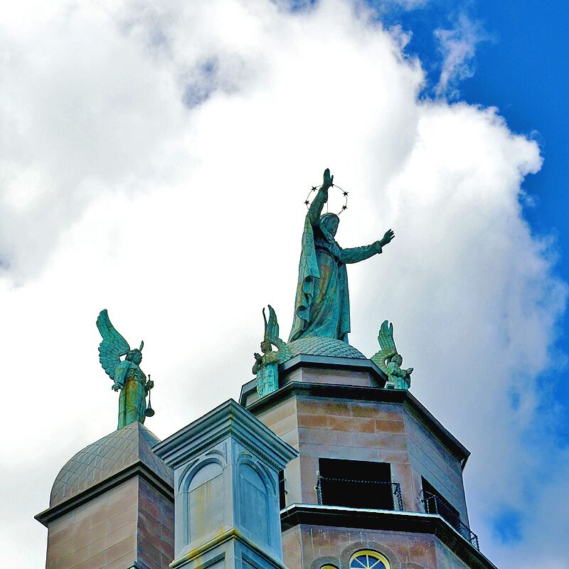 The Notre-Dame-de-Bon-Secours Church is stunning. Built in 1771, it's the oldest church in Montreal and is architecturally incandescent inside and out. It also houses a museum and one of North America's oldest religious archaeological sites beneath the chapel crypt - vestiges of the original version of the chapel built in the late 1600's. Museum and Archeological site fee - $12.  •  http://www.marguerite-bourgeoys.com  •  #Montreal #Canada #church #archaeology #museum #historic